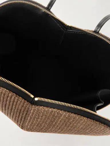 Alaïa Le Cœur Leather-trimmed Raffia Shoulder Bag | Thumbnail 5 Alaïa Le Cœur Leather-trimmed Raffia Shoulder Bag | Thumbnail 5