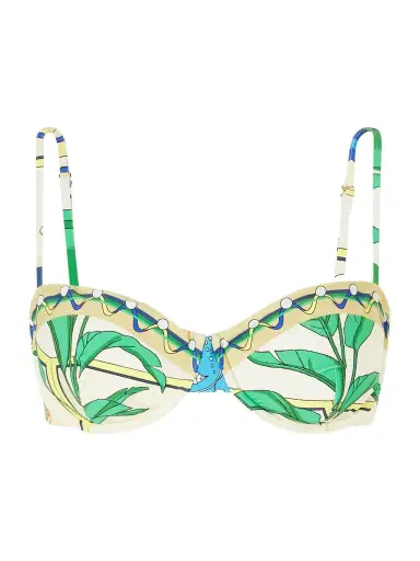 Tory Burch Printed Bikini Top | Thumbnail 1 Tory Burch Printed Bikini Top | Thumbnail 1