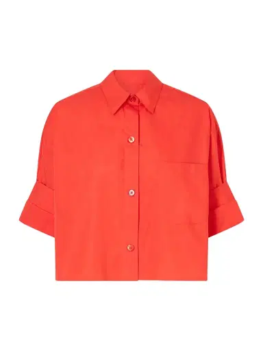 TWP Next Ex Cropped Cotton Shirt | Thumbnail 1