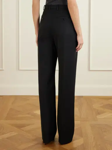 Alexander McQueen Wool Straight-leg Pants | Thumbnail 4 Alexander McQueen Wool Straight-leg Pants | Thumbnail 4