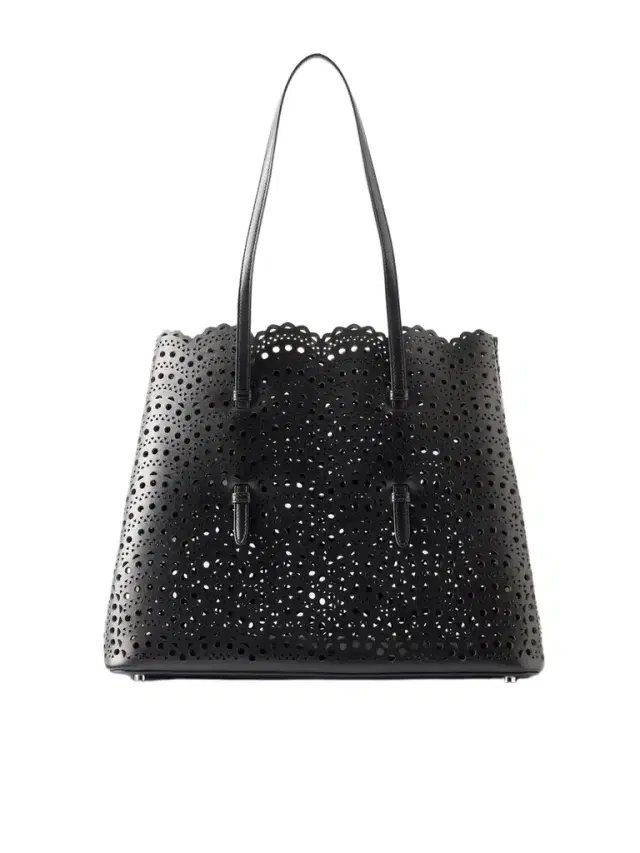 Alaïa Mina 37 Laser-cut Leather Tote