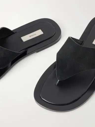 TOTEME Suede Thong Sandals | Thumbnail 5 TOTEME Suede Thong Sandals | Thumbnail 5