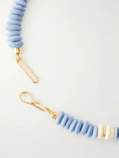 Lizzie Fortunato Laguna Gold-plated Beaded Necklace | Thumbnail 3