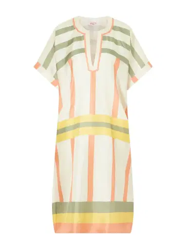 Eres Berlingot Printed Silk-twill Kaftan | Thumbnail 1