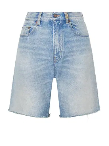 Chloé Frayed Denim Shorts | Thumbnail 1 Chloé Frayed Denim Shorts | Thumbnail 1