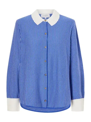 La Ligne Striped Cotton-blend Knit Shirt | Thumbnail 1 La Ligne Striped Cotton-blend Knit Shirt | Thumbnail 1