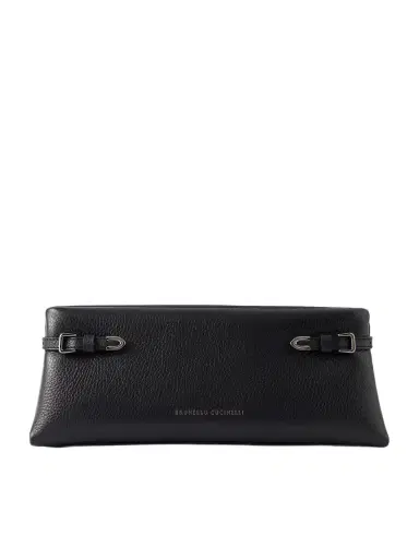 Brunello Cucinelli Textured-leather Clutch | Thumbnail 1 Brunello Cucinelli Textured-leather Clutch | Thumbnail 1