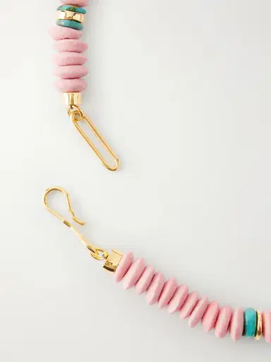 Lizzie Fortunato Laguna Gold-plated Turquoise Beaded Necklace | Thumbnail 3 Lizzie Fortunato Laguna Gold-plated Turquoise Beaded Necklace | Thumbnail 3