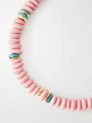 Lizzie Fortunato Laguna Gold-plated Turquoise Beaded Necklace | Thumbnail 4 Lizzie Fortunato Laguna Gold-plated Turquoise Beaded Necklace | Thumbnail 4