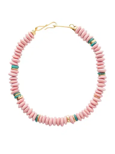 Lizzie Fortunato Laguna Gold-plated Turquoise Beaded Necklace | Thumbnail 1 Lizzie Fortunato Laguna Gold-plated Turquoise Beaded Necklace | Thumbnail 1