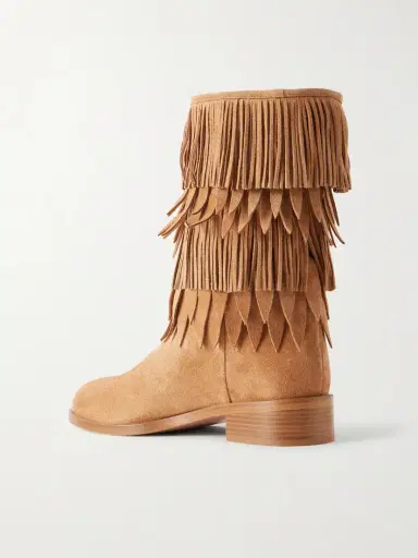 Aquazzura Maverick 35 Fringed Suede Boots | Thumbnail 3