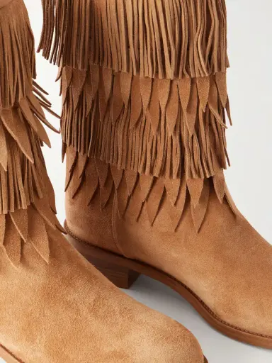 Aquazzura Maverick 35 Fringed Suede Boots | Thumbnail 5