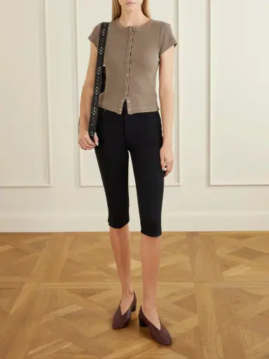 Citizens of Humanity Tabi Ribbed Jersey Cardigan | Thumbnail 2 Citizens of Humanity Tabi Ribbed Jersey Cardigan | Thumbnail 2