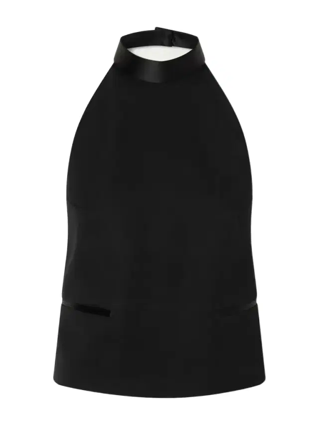 Halterneck Wool Top