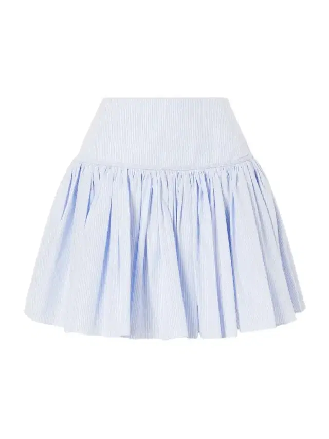 Alaïa Striped Ruffled Cotton-poplin Mini Skirt