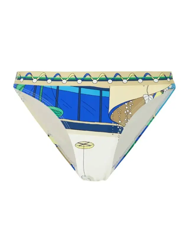 Tory Burch Printed Bikini Briefs