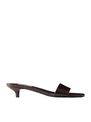 TOTEME Lizard-effect Leather Sandals | Thumbnail 1 TOTEME Lizard-effect Leather Sandals | Thumbnail 1