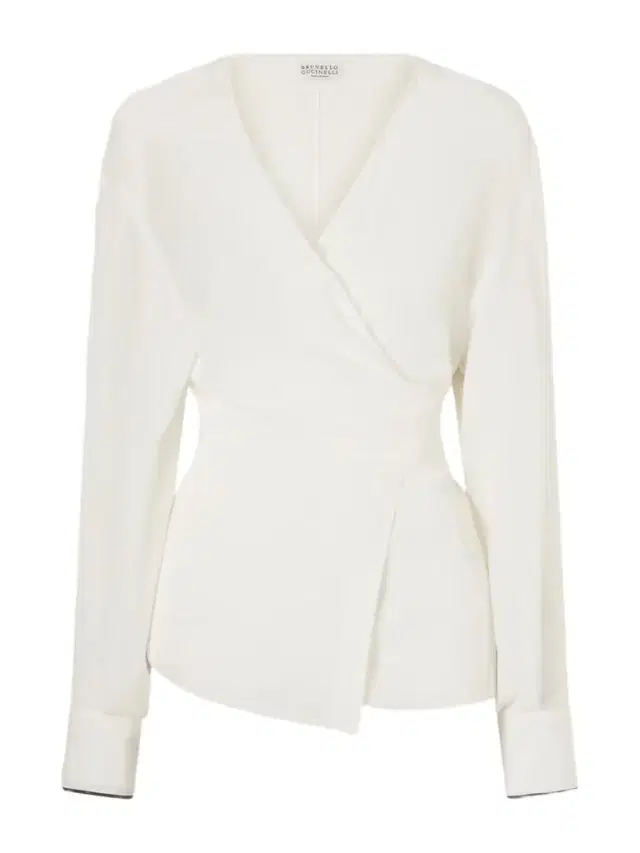 Wrap Silk Blouse
