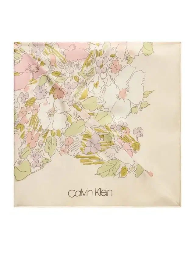 Calvin Klein Collection Lorelai Floral-print Silk-twill Scarf
