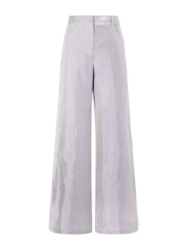 Dylan Striped Cotton-blend Gabardine Wide-leg Pants
