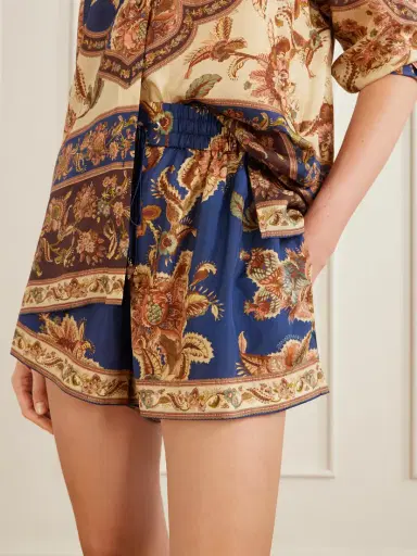 Zimmermann Aster Printed Silk Shorts | Thumbnail 5 Zimmermann Aster Printed Silk Shorts | Thumbnail 5