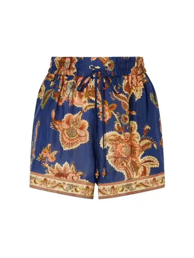 Zimmermann Aster Printed Silk Shorts | Thumbnail 1 Zimmermann Aster Printed Silk Shorts | Thumbnail 1