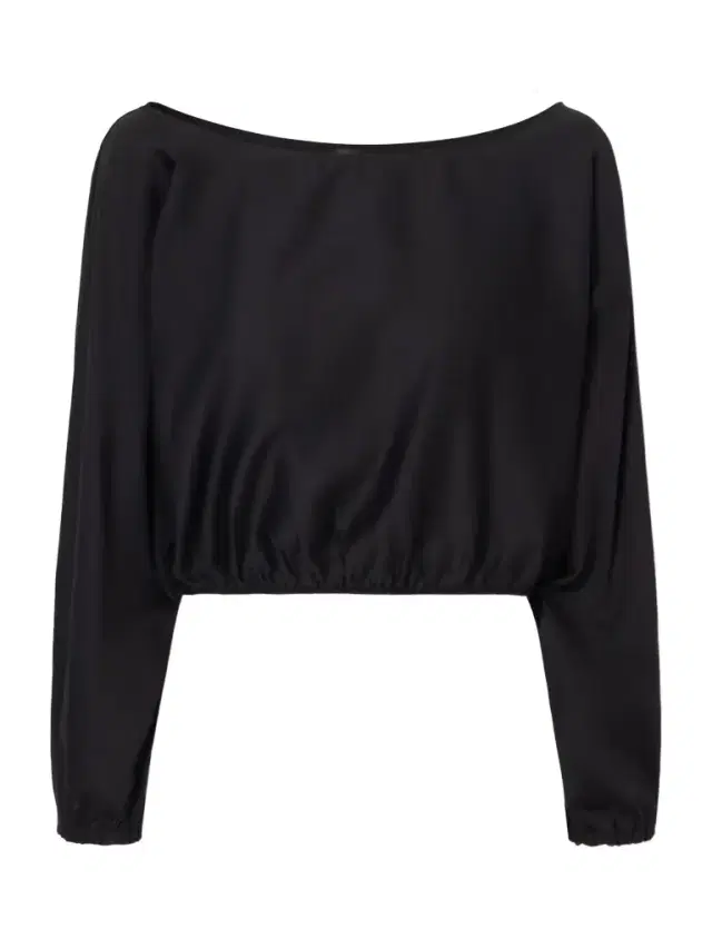 Yoko Cropped Gathered Cotton-poplin Top