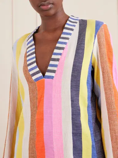 Lemlem Raey Striped Cotton-blend Mini Dress | Thumbnail 4 Lemlem Raey Striped Cotton-blend Mini Dress | Thumbnail 4