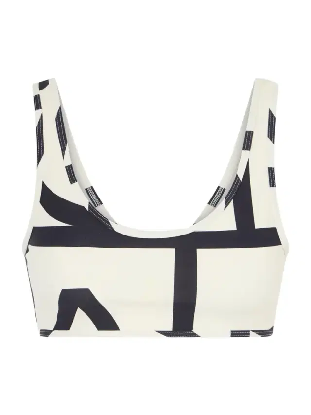 TOTEME Monogram Printed Bikini Top