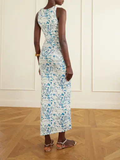 Erdem Knotted Floral-print Jersey Midi Dress | Thumbnail 3 Erdem Knotted Floral-print Jersey Midi Dress | Thumbnail 3