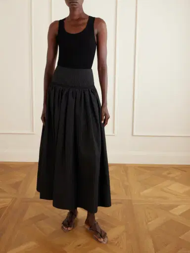 Alaïa Cotton Midi Skirt | Thumbnail 2 Alaïa Cotton Midi Skirt | Thumbnail 2