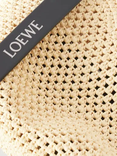 Loewe + Paula's Ibiza Punch Hole Mini Leather-trimmed Raffia Shoulder Bag | Thumbnail 6 Loewe + Paula's Ibiza Punch Hole Mini Leather-trimmed Raffia Shoulder Bag | Thumbnail 6