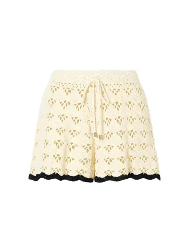 Zimmermann Aster Crochet Cotton Shorts | Thumbnail 1 Zimmermann Aster Crochet Cotton Shorts | Thumbnail 1