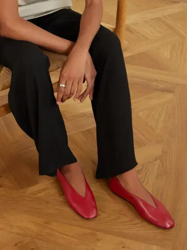 Le Monde Béryl Luna Leather Ballet Flats | Thumbnail 4 Le Monde Béryl Luna Leather Ballet Flats | Thumbnail 4
