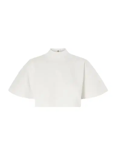 Alaïa Cropped Cotton-jersey Turtleneck T-shirt | Thumbnail 1