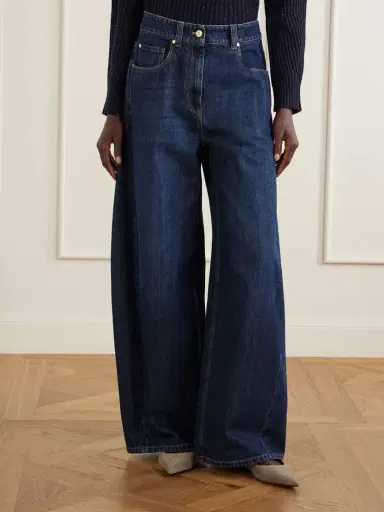 Brunello Cucinelli Mid-rise Wide-leg Jeans | Thumbnail 3 Brunello Cucinelli Mid-rise Wide-leg Jeans | Thumbnail 3