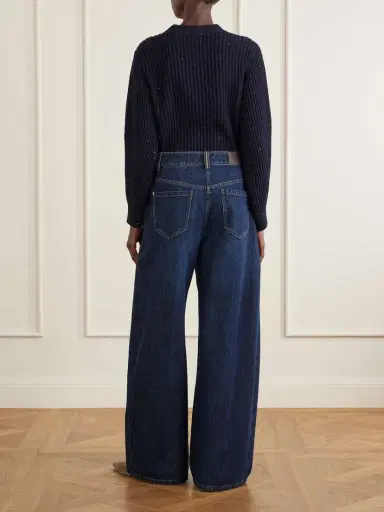 Brunello Cucinelli Mid-rise Wide-leg Jeans | Thumbnail 4 Brunello Cucinelli Mid-rise Wide-leg Jeans | Thumbnail 4