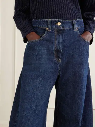 Brunello Cucinelli Mid-rise Wide-leg Jeans | Thumbnail 5 Brunello Cucinelli Mid-rise Wide-leg Jeans | Thumbnail 5