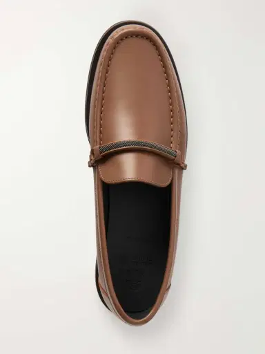 Brunello Cucinelli Leather Loafers | Thumbnail 6