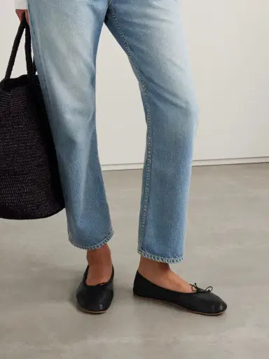 The Row Leather Ballet Flats | Thumbnail 2 The Row Leather Ballet Flats | Thumbnail 2