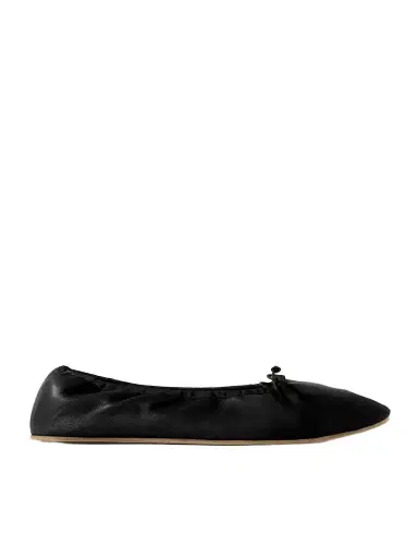 The Row Leather Ballet Flats | Thumbnail 1 The Row Leather Ballet Flats | Thumbnail 1