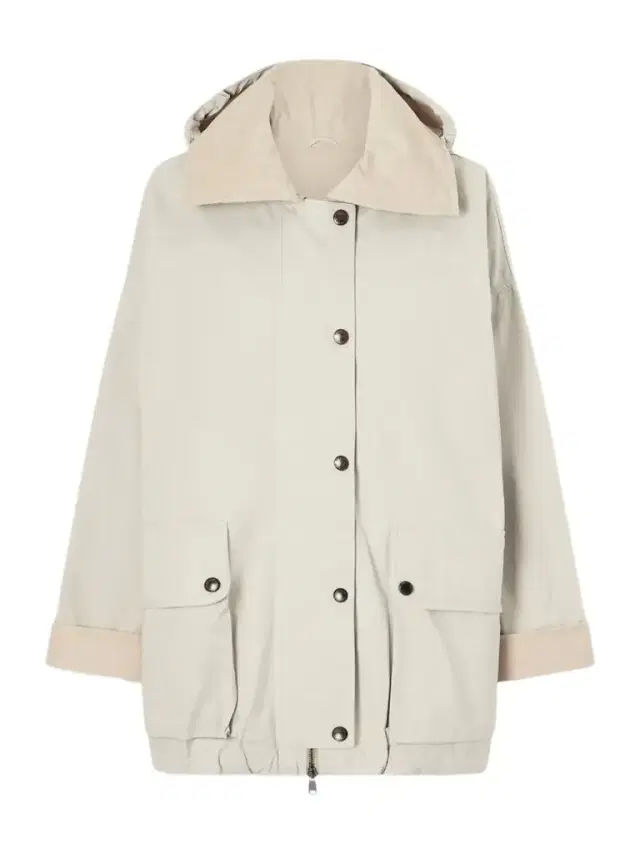Brunello Cucinelli Corduroy-trimmed Cotton And Linen-blend Coat