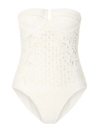 Zimmermann Indra Floral-embroidered Swimsuit | Thumbnail 1