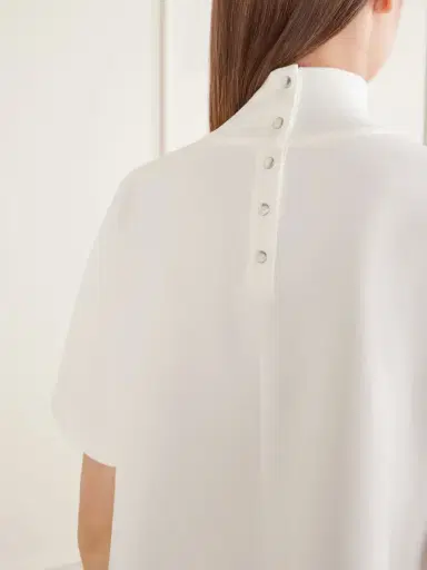 Alaïa Asymmetric Cotton-blend Jersey T-shirt | Thumbnail 5