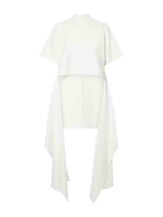 Alaïa Asymmetric Cotton-blend Jersey T-shirt
