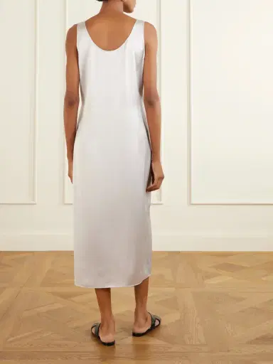 LESET Barb Satin Midi Dress | Thumbnail 3 LESET Barb Satin Midi Dress | Thumbnail 3