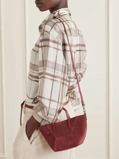 Brunello Cucinelli Embellished Suede Shoulder Bag | Thumbnail 5 Brunello Cucinelli Embellished Suede Shoulder Bag | Thumbnail 5