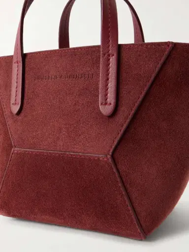Brunello Cucinelli Embellished Suede Shoulder Bag | Thumbnail 6 Brunello Cucinelli Embellished Suede Shoulder Bag | Thumbnail 6