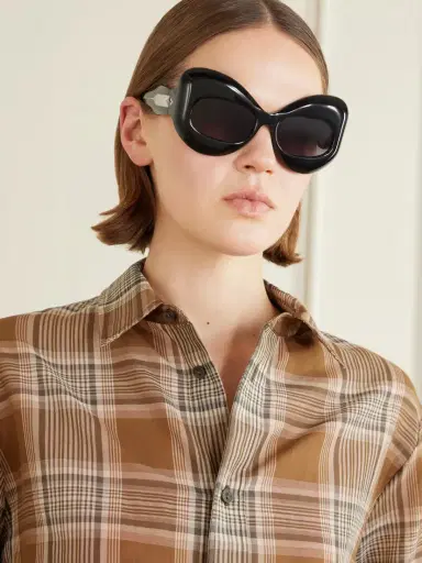 Jacques Marie Mage + The Shining Round-frame Acetate Sunglasses | Thumbnail 2