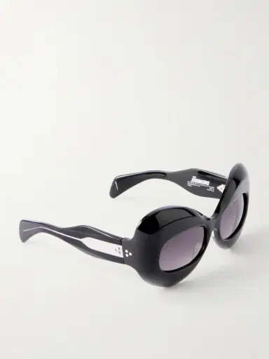 Jacques Marie Mage + The Shining Round-frame Acetate Sunglasses | Thumbnail 3